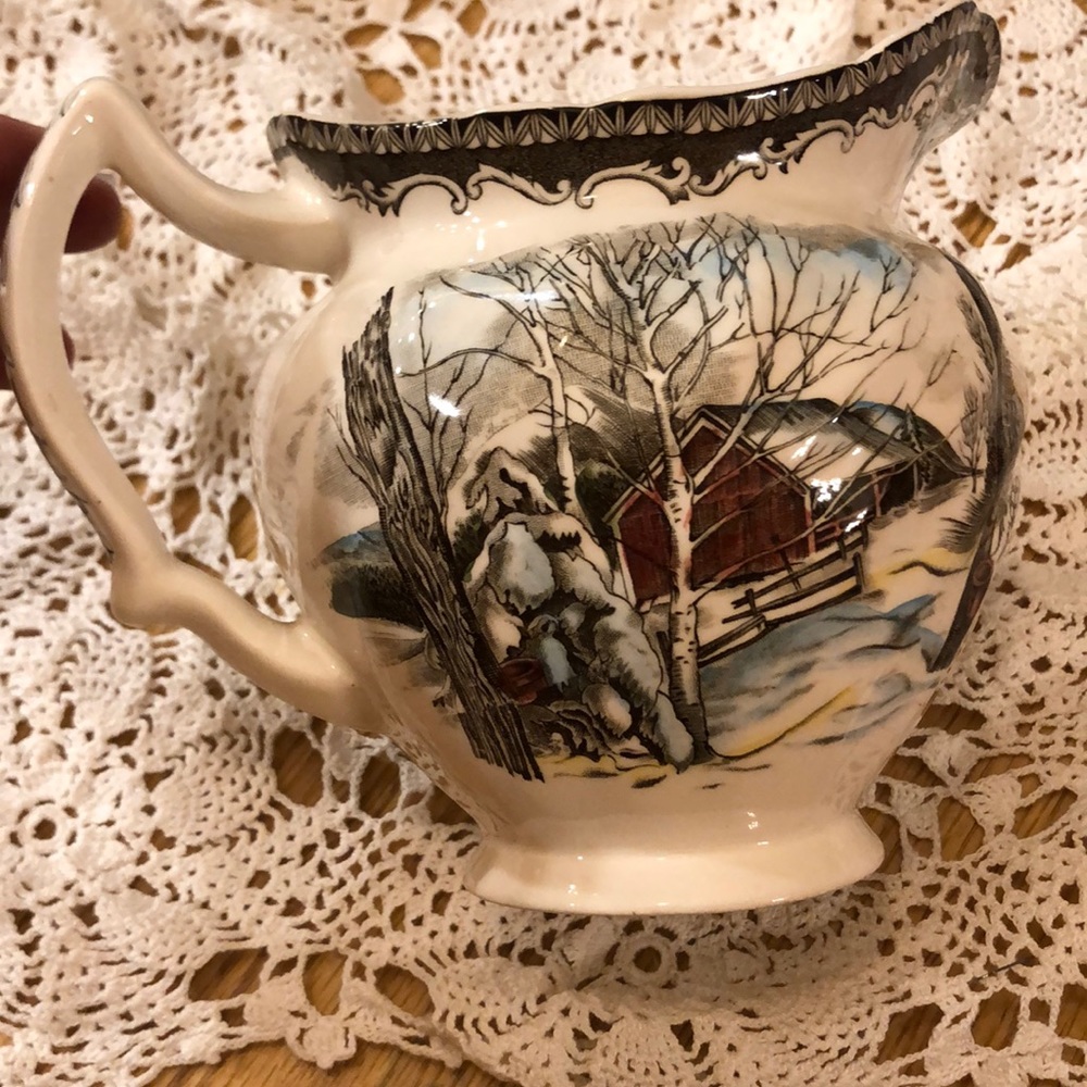 The friendly village sugar maples  England pitcher